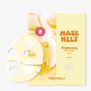 TONYMOLY | Mask Melt Vitamin C + Rice Brightening Overnight Hydrogel Mask